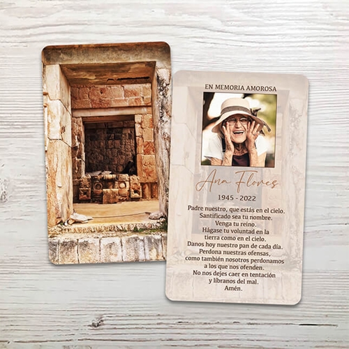 Picture of Kabah Spanish Memorial Card