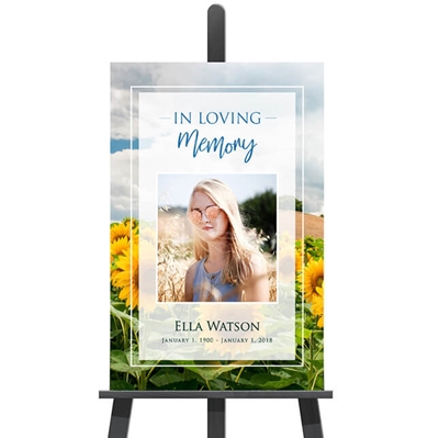 Show details for Sunflower Field Poster