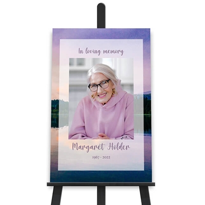 Show details for Purple Sunset Poster