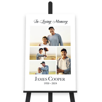 Show details for 4 Photo Collage Poster