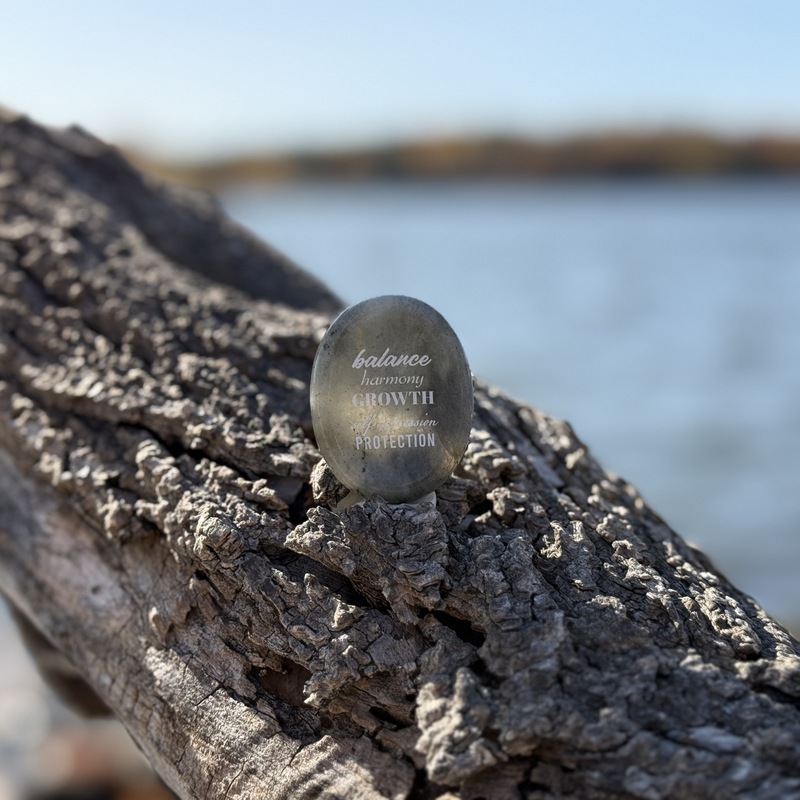 Show details for Balance Labradorite Worry Stone