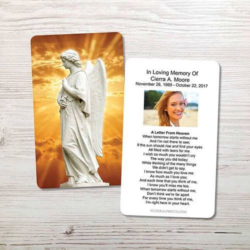 Picture of Angel 1 Memorial Card