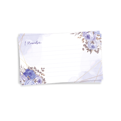 Show details for Purple Gold Floral Memorial Package