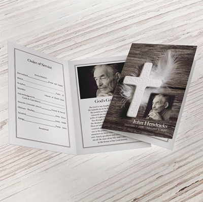 Show details for Feather Cross Program (8.5x11) 