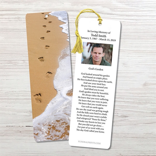 Picture of Foot Prints Bookmark