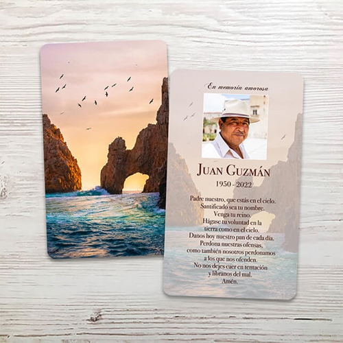 Picture of Cabo Memorial Card