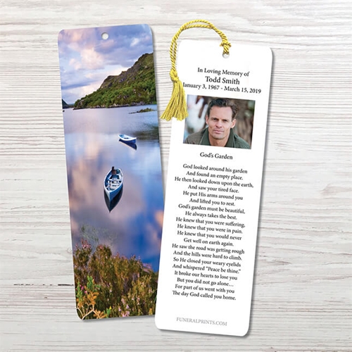 Picture of Canoe on Lake in Killareny Bookmark