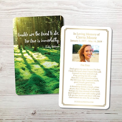 Show details for Love Is Premium Prayer Card