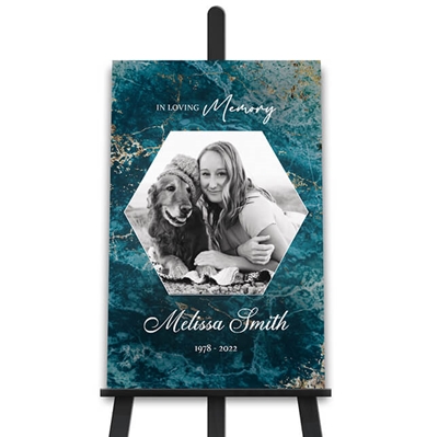 Show details for Jade Marble Poster