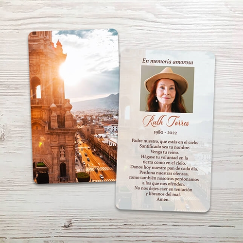 Picture of Morelia Memorial Card