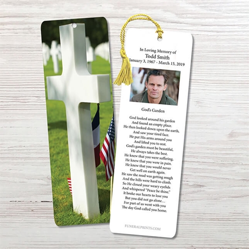 Picture of Cross Military Cemetary Bookmark