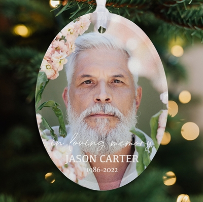 Show details for Classic Oval Ornament