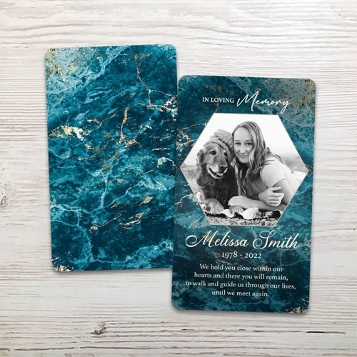 Picture of Jade Marble Memorial Card