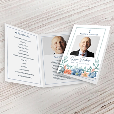 Show details for Multi Floral Religious Memorial Package